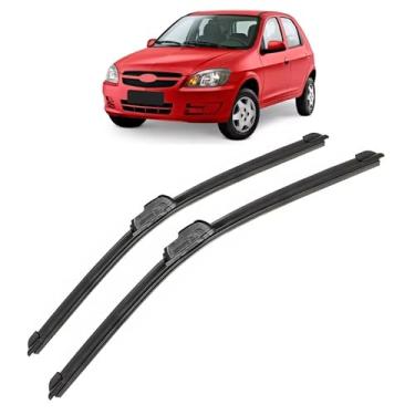 Imagem de Par de palhetas limpador de parabrisa dianteiro para Celta Todos 2001 a 2016 e Prisma 2007 a 2011