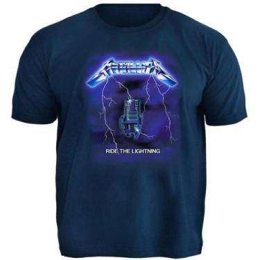Imagem de Camiseta Plus Size Metallica Ride The Lightning Oficial Stamp