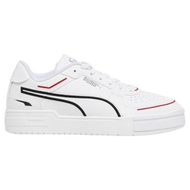 Imagem de PUMA Mens Ca Pro Embroidery Platform Lace Up Sneakers Shoes Casual - White - Size 12 M
