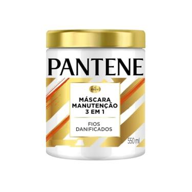 Imagem de Pantene Máscara Capilar 3 em 1 - Manutenção Pró-Vitaminas Finalizador Selante Pontas Duplas e Secas, Tratamento de Revitaliização Intensa, Livre de Corantes, Sal e Sulfatos, 550ml