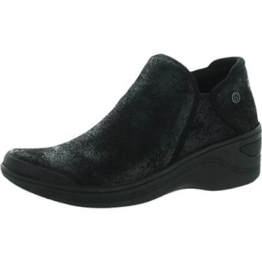 Imagem de BZees Bota de cano curto feminina Dominó, Tecido preto, 10