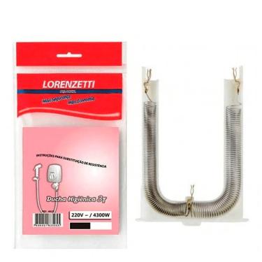 Imagem de Resistência Ducha Higienica 3 Temperaturas Lorenzetti 4300w 220v