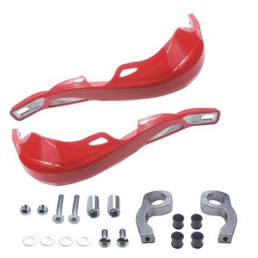 Imagem de Adsspro Proteção universal para guidão de motocicleta, protetores de mão, protetor de manivela, equipamento de proteção 7/20.3 cm 22 mm e 1 1/20.3 cm 28 mm com kits de montagem para Dirt Pit Bike