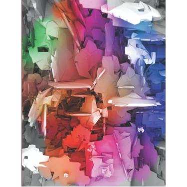 Imagem de Notebook - Digital Texture - A beautiful and unique ISOMETRIC GRID notebook/journal. 200 pages. 90gsm paper. A4 notebook: Travel Friendly - Back To School - Gift