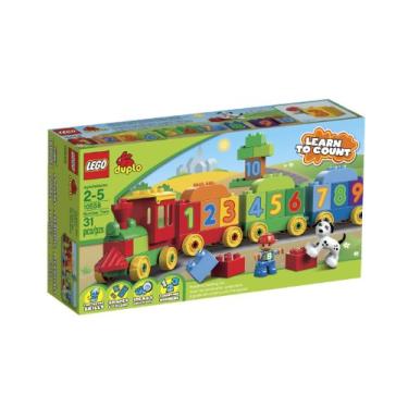 Imagem de Lego Duplo 10558 Locomotiva De Numeros 31 Pcs