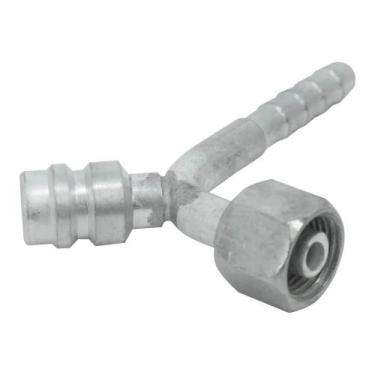 Imagem de Cnx Oring 10X90 C/Ventil R134 (Aluminio) - Qualy Air
