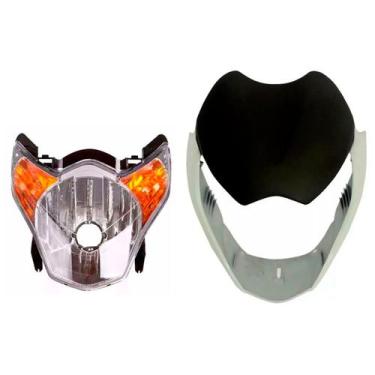 Imagem de Farol Carenagem Frontal Titan150 Branco 2009 2010 - Nacional