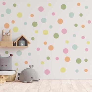 Imagem de Adesivo De Parede Decorativo Bolinhas 2 medidas - SHD Soleil Home Deco