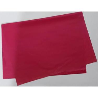 Imagem de Papel de seda 50x70 vermelho cereja ac160 - pacote com 100 folhas - AR