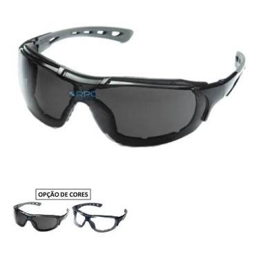 Imagem de Oculos Segurança Ca Proteçao Epi Uv Antirisco Antiembaçante  Trabalho 