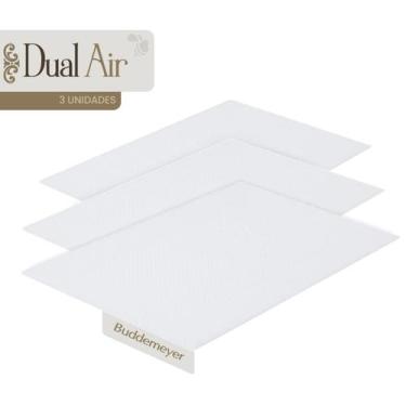 Imagem de Kit 3 Toalhas Buddemeyer p/ Pés Piso Dual Air Brancas