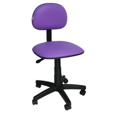 Imagem de Cadeira Gold secretária giratória pistão a gás Corano Roxo, Roxo