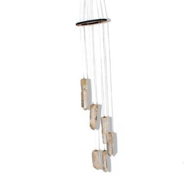 Imagem de Mensageiro dos Ventos Cristal Lemuria Bruto Pedra Natural - Cristaisde