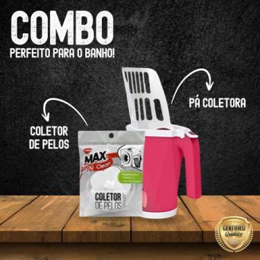 Imagem de Kit Gato Pá Coletora P/Caixa de Areia Gato + Coletor Filtro de Pelos e