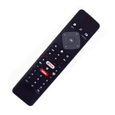 Imagem de Controle Para Tv Philips Smart Led 4K Netflix Youtube - Lelong