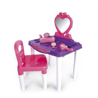 Imagem de Penteadeira Infantil Master Fashion com Cadeira Poliplac