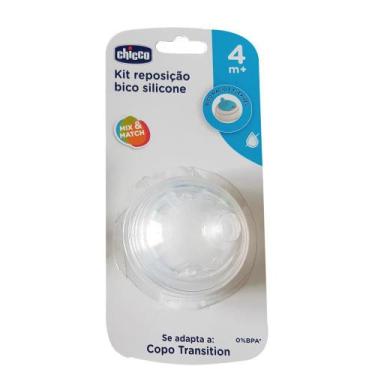 Imagem de Kit Reposição Chicco Bicos de Silicone Para Copo Transition 4m+
