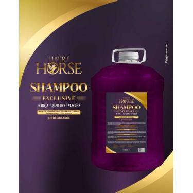 Imagem de Shampoo Exclusive 5L - Libert Horse  Shampoo para cavalos de pelos cla