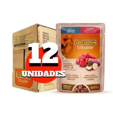 Imagem de Sachê Special Dog Senior Carne: Caixa com 12 unidades