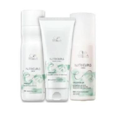 Imagem de Wella Professionals Nutricurls Shampoo 250ml+Condicionador 200ml+Leave
