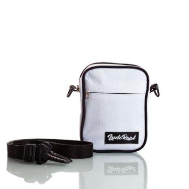 Imagem de Bolsa Transversal Ludoraal Slim branca para Homens e Mulheres/Shoulder