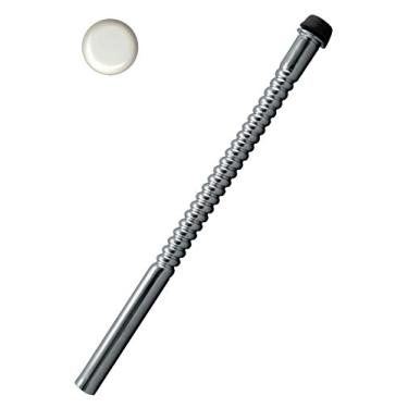 Imagem de Westbrass D115-127 cm Riser ondulado para torneira e vaso sanitário, revestimento em pó branco