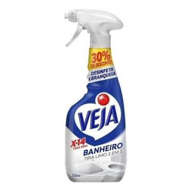 Imagem de Veja X-14 Cloro Ativo para  Banheiro Tira Limo 2 em 1 500ml, 500ml