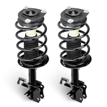 Imagem de Conjunto completo de suportes dianteiros com amortecedor de mola de bobina compatível com Nissan Sentra 2007, 2008, 2009, 2010, 2011, 2012, 2012, 2 peças, substituição 172378 172379