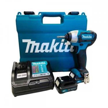 Imagem de Parafusadeira Makita Impacto 12V Bateria 1.5 Bivolt Td110Dwye, Bivolt