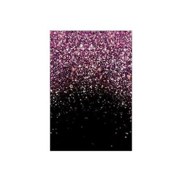 Imagem de Painel De Festa Vertical 1,50 x 2,20 - Fundo Preto com Efeito Glitter 