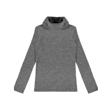 Imagem de Blusa Infantil Menina Malwee 1000110964, Cinza, 4