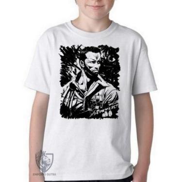 Imagem de Camiseta Infantil ou adulto  Predador Schwarzenegger Blusa Criança tod