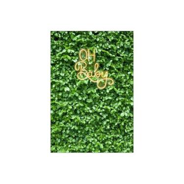 Imagem de Painel De Festa Vertical 1,50 x 2,20 - Efeito Muro Inglês Oh Baby 021 