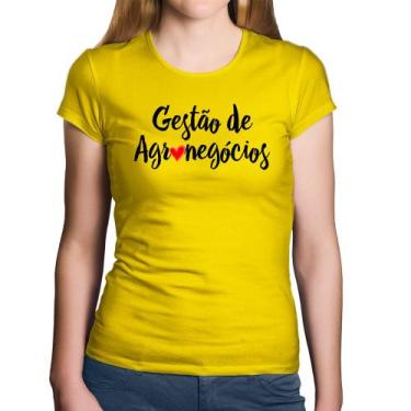 Imagem de Baby Look Algodão Gestão de agronegócios por amor - Foca na Moda, Amar