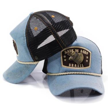 Imagem de Boné Trucker Telinha Country Clássico Em Veludo Lançamento Envio Imedi