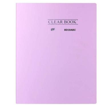 Imagem de Pasta Catálogo A4 com 20 Folhas Clearbook Yes Lilás Pastel