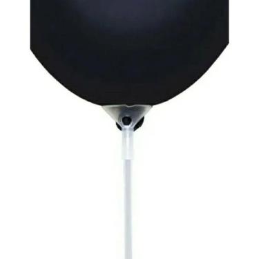 Imagem de Vareta Haste Pega Balão 33cm Transparente 10 Unidades / Vareta para Ba