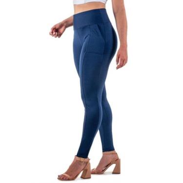 Imagem de Calça Legging Feminina Montaria Forrada Confortável Para Trabalhar - K