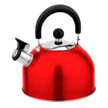 Imagem de Chaleira Com Apito 2lts Série Luxo - Ecos, Vermelho