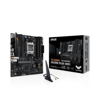 Imagem de Placa mãe asus tuf gaming a620m-plus wifi, amd am5, chipset a620, matx