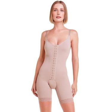 Imagem de Macaquinho Plié Pós Cirúrgico Modelador de Alta Compressão Control Ema