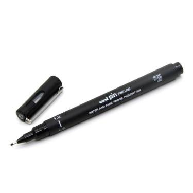 Imagem de Caneta Nankin Uni Pin Fine Line 1,2mm - Preta - Uni-ball