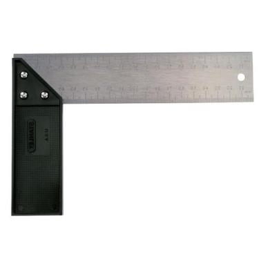 Imagem de Esquadro Alumínio Profissional 8 Pol. 20cm Stanley Aço Inox Metal Pedr