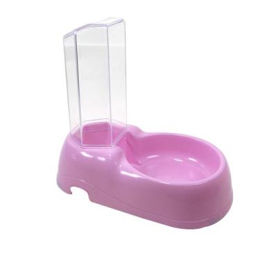 Imagem de Comedouro De Plástico Para Pet 400ml - Sanxia, Rosa
