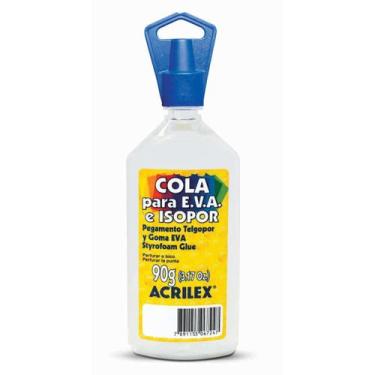 Imagem de Cola para Isopor Acrilex Isopor e EVA  90G