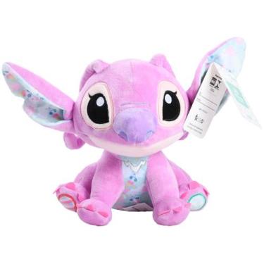 Imagem de Pelúcia Stitch Angel Disney Baby, Rosa