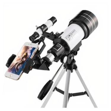 Imagem de Telescópio Profissional Astronômico Com Suporte De Celular - Telescópi