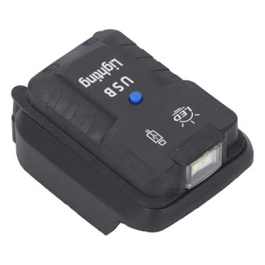 Imagem de Luz de Trabalho LED Sem Fio de 18 V, 2 Portas USB, Conversor de Bateria de Lítio Com Luz para BL1850, Apresentando um LED Brilhante de 100 Lm para Loja, Celeiro, Casa, Quintal,