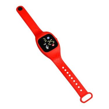 Imagem de Waillynice Smartwatch infantil para meninos, relógios eletrônicos digitais, para crianças, meninos, meninas, exibição de relógio, hora e mês (A)