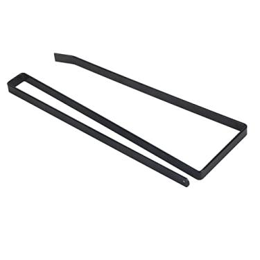 Imagem de Organizador de Armazenamento de Suporte de Toalha de de Cozinha de Aço Preto para Armário